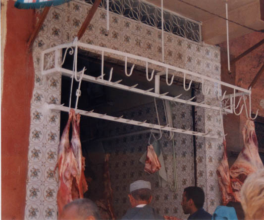 Une boucherie